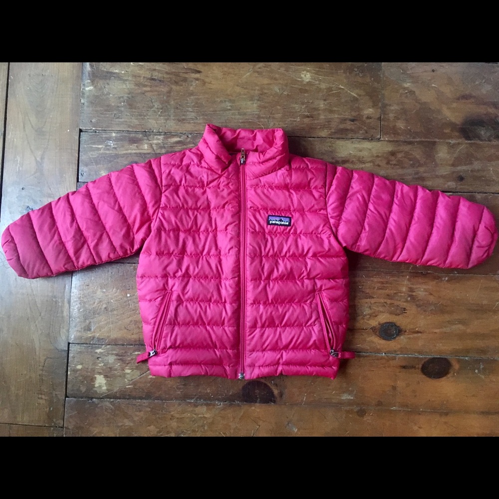 Patagonia toddler girl goose down jacket